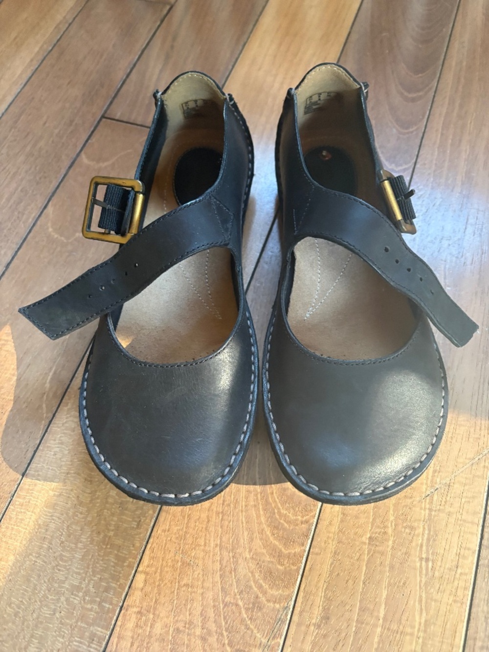 Clark’s brand new black shoes, bohemian